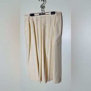 Vintage JH Collectibles Cream Wool Skirt